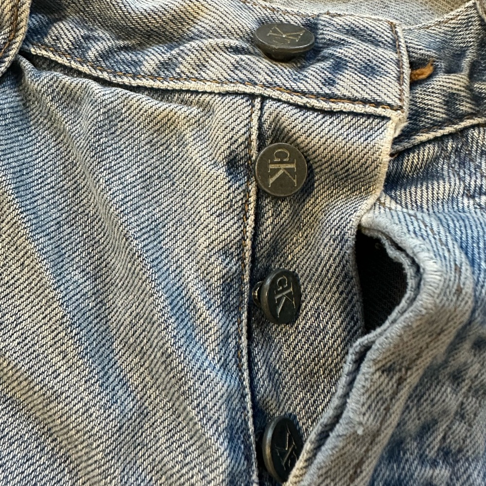 Vintage CK jean shorts